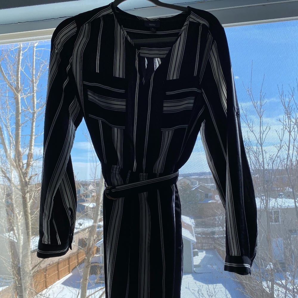Wassio Black & White Dress and Black & Blue Dress